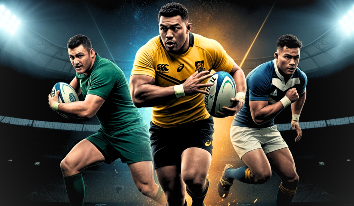 who are the three players on cover of rugby 22